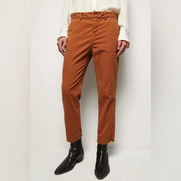 Nili Lotan Montauk Pant in Whiskey Raw Hem size 4 - Picture 8 of 16